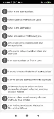 Java Interview Questions and Answers android App screenshot 2