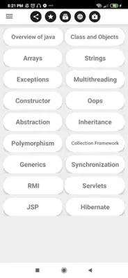 Java Interview Questions and Answers android App screenshot 4